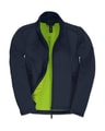 Dames Softshell Jas B&C ID.701 Navy/Neon Green